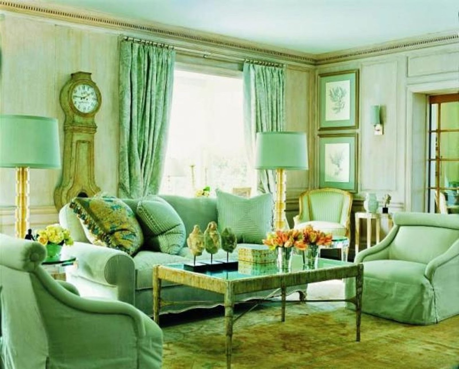 Living Room Curtains For Light Green Walls : Living Room Curtains For Green Walls | Bodewasude
