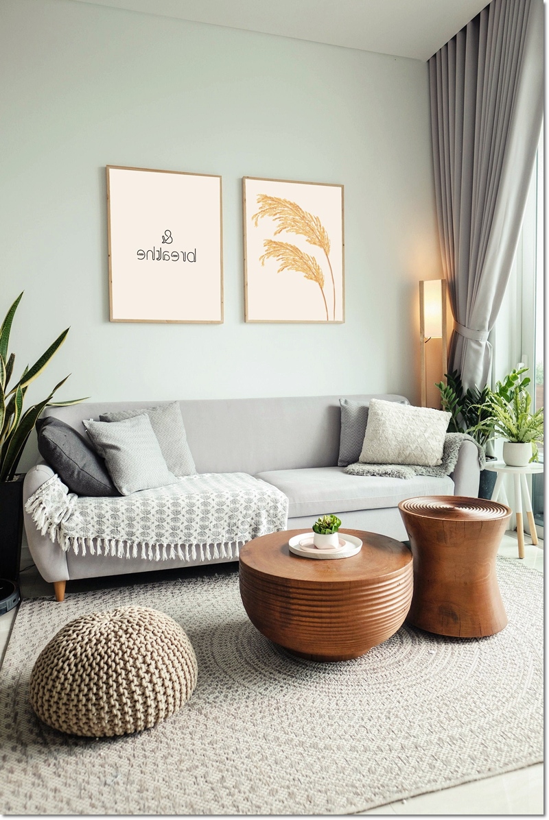 Minimalist Living Room Small Space Minimalist Monochrome Corner Living Room With Small Wall ...
