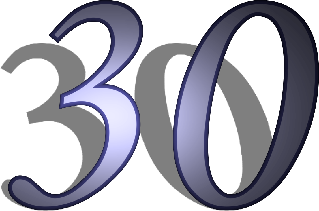 Printable Number 30