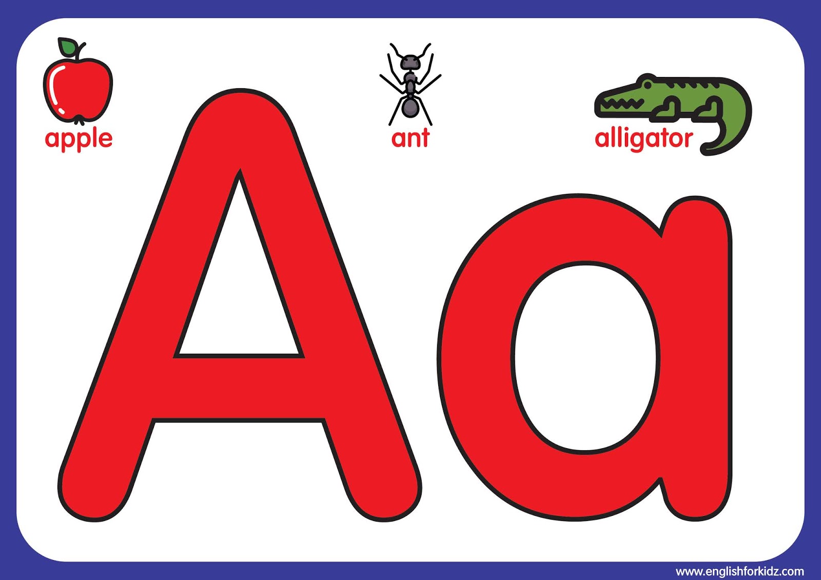 Alphabet Letter Pictures Printable