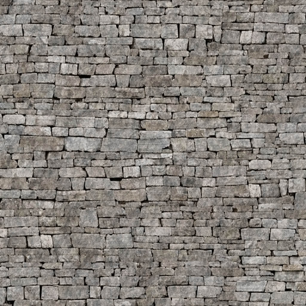 HIGH RESOLUTION TEXTURES: Added seamless stone wall under seamless bricks