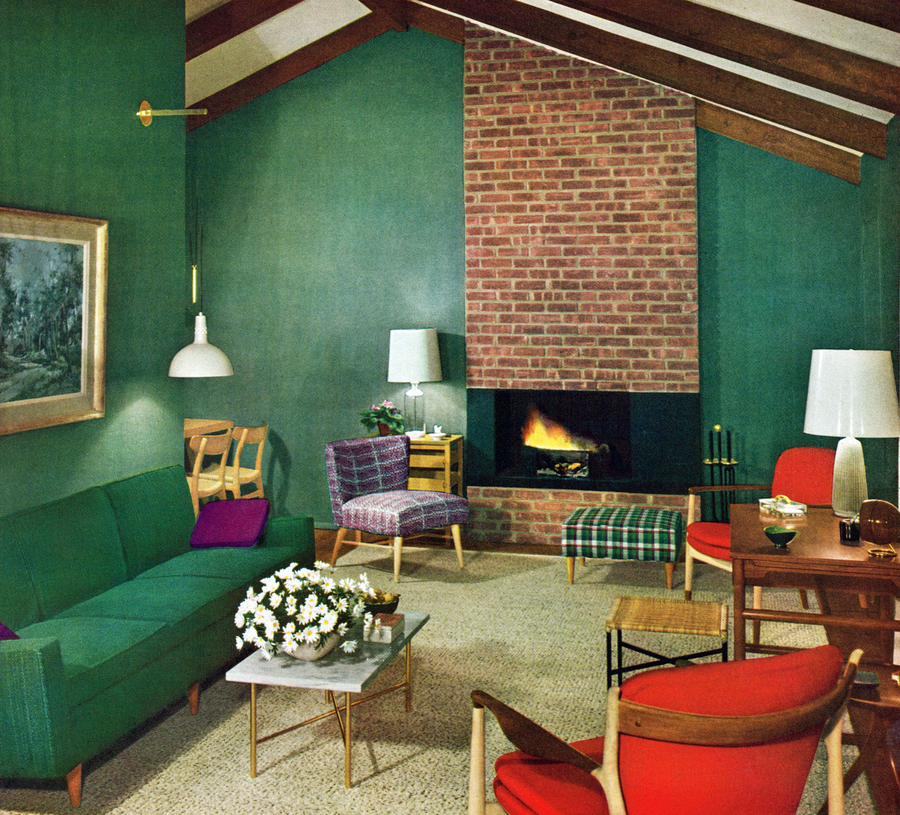 Remarkably Retro, Mid-century living room, 1954