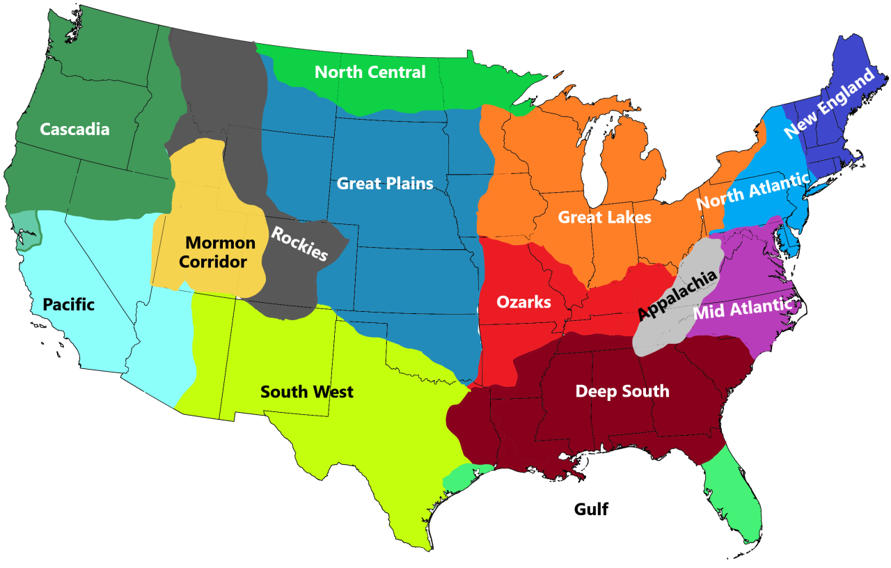 Cultural Regions Of The World