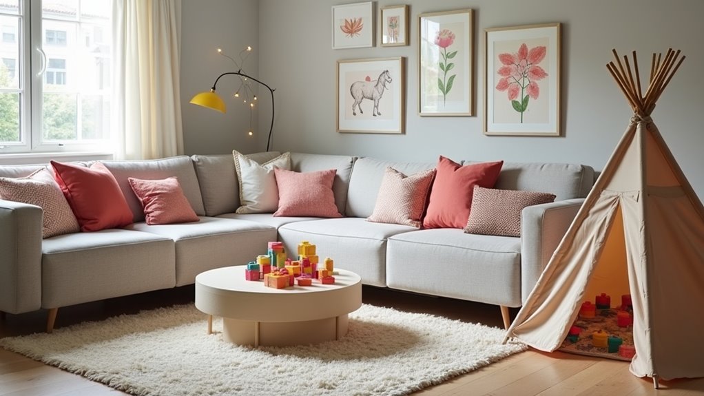 11 Living Room Playroom Combo Ideas - 6BC Botanical Garden