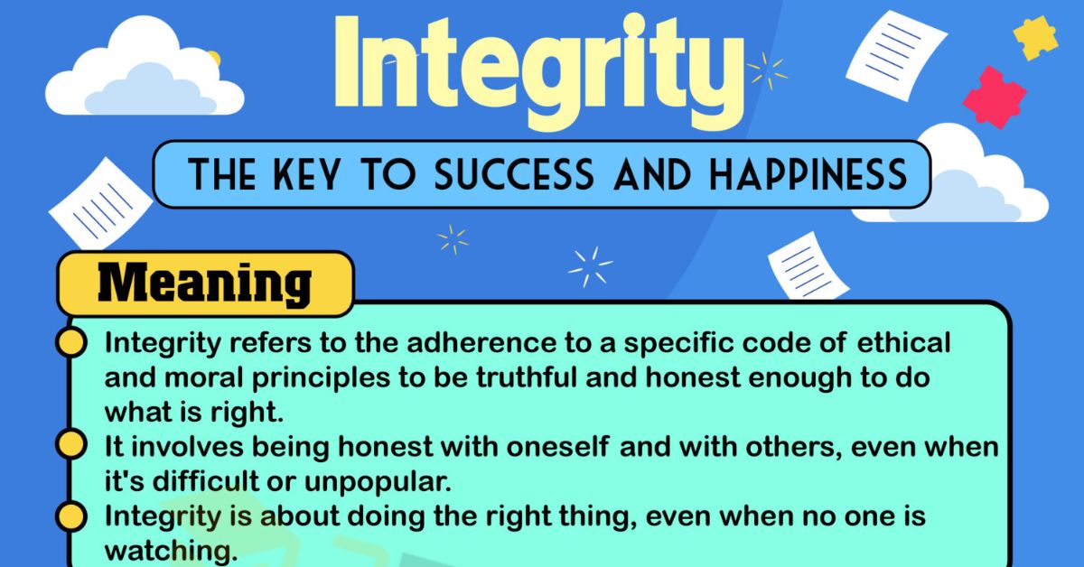 What Does Integrity Mean? • 7ESL