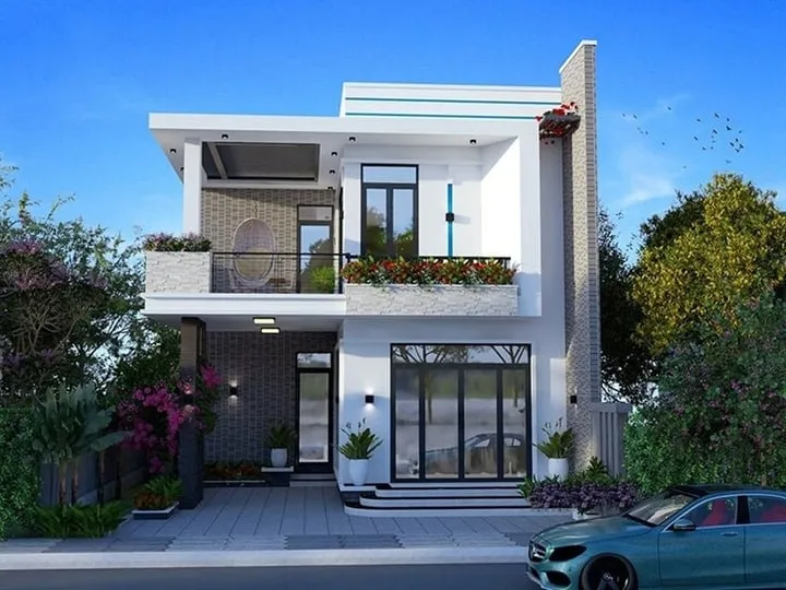 Gợi ý Những Mẫu Nhà Chữ L 2 Tầng 600 Triệu| 89Design - Thiết Kế Kiến Trúc Xây Dựng Nội Thất...