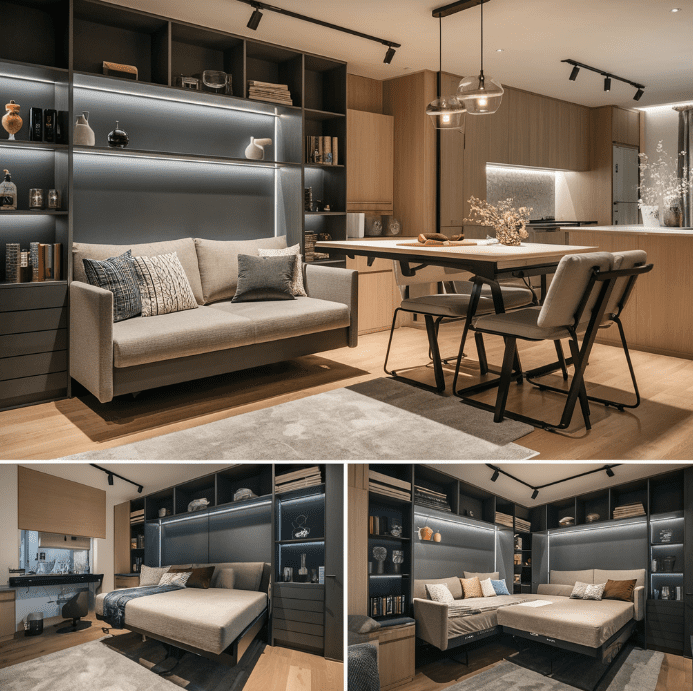 Smart Living: Multi-functional Furniture for Maximizing Storage in HDB Living Rooms - 9creation