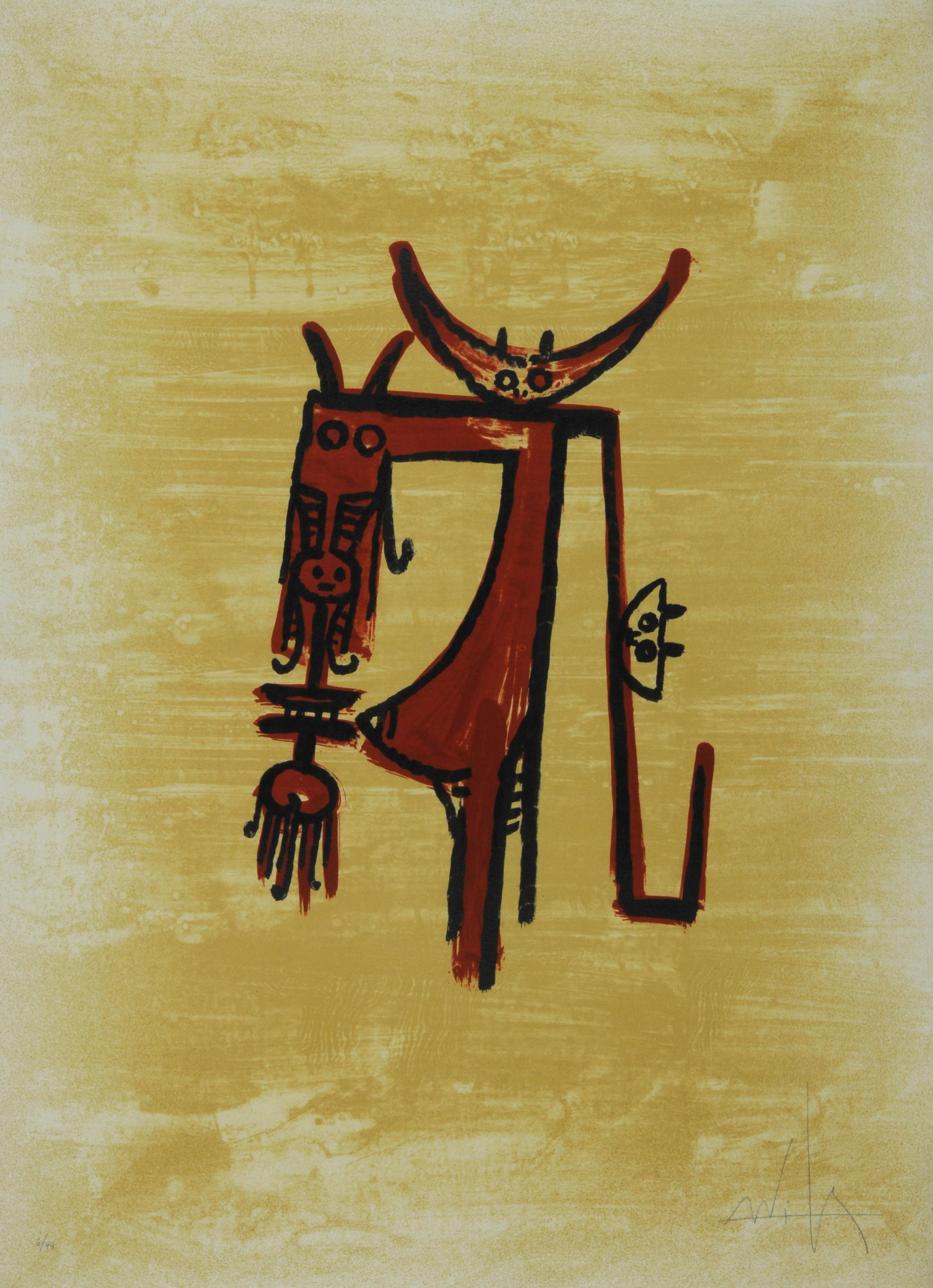 Wifredo Lam - EL ULTIMO VIAJE DEL BUQUE FANTASMA For Sale At 1stDibs