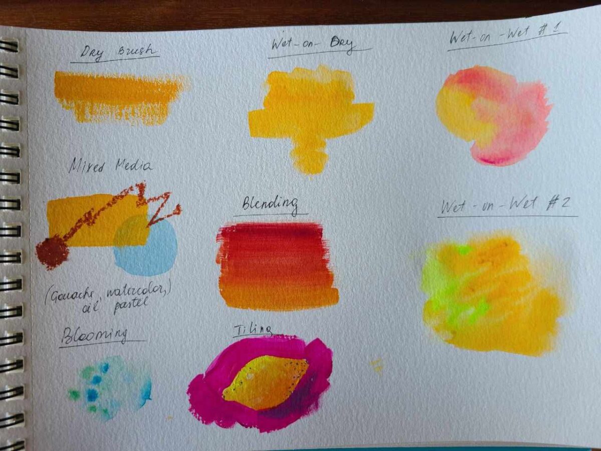 18 Gouache Painting Techniques You Should Try To Paint Like Pro| ACRYLIC PAINTING SCHOOL