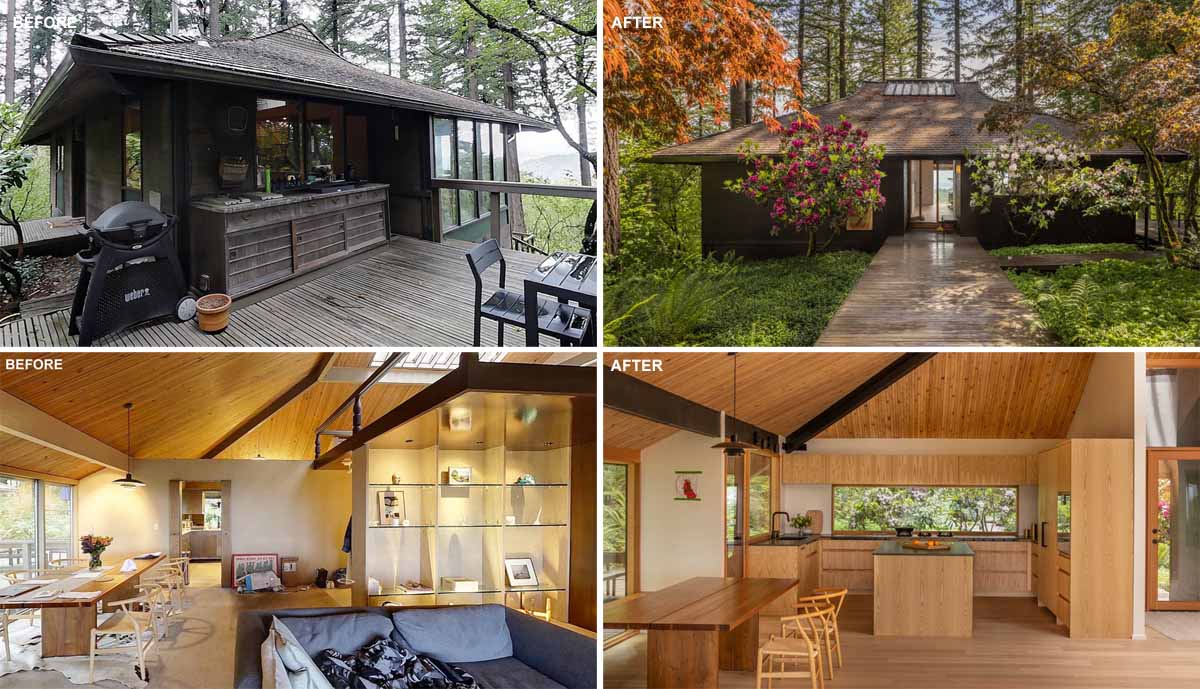 Before & After - A Mid-Century Modern Renovation In Oregon - ᐅ International Architecture ...