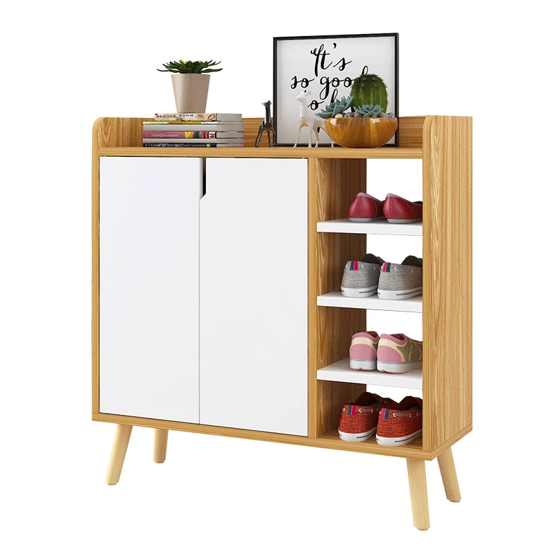 Modern minimalist large capacity entrance hall shoe cabinet living room multi function locker ...