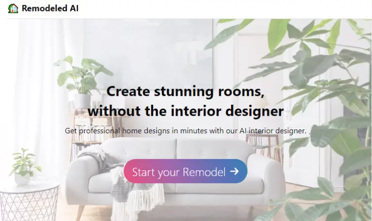 Remodeled: AI Interior Design Simplified - AI Tools Explorer