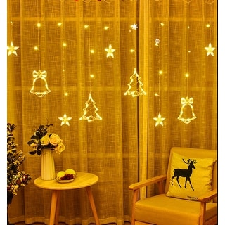 LED Fairy String Window Curtain Lights - White - Bed Bath & Beyond - 39620516