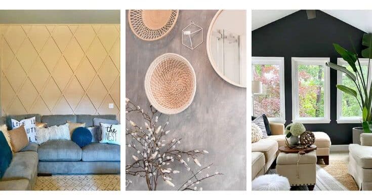 17 Stunning DIY Accent Wall Ideas For Small Living Rooms