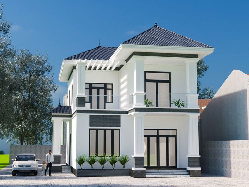 Tổng Hợp 10++ Mẫu Thiết Kế Nhà 2 Tầng Mái Nhật Dưới 1 Tỷ đẹp Mới Nhất - Kiến Trúc Angcovat