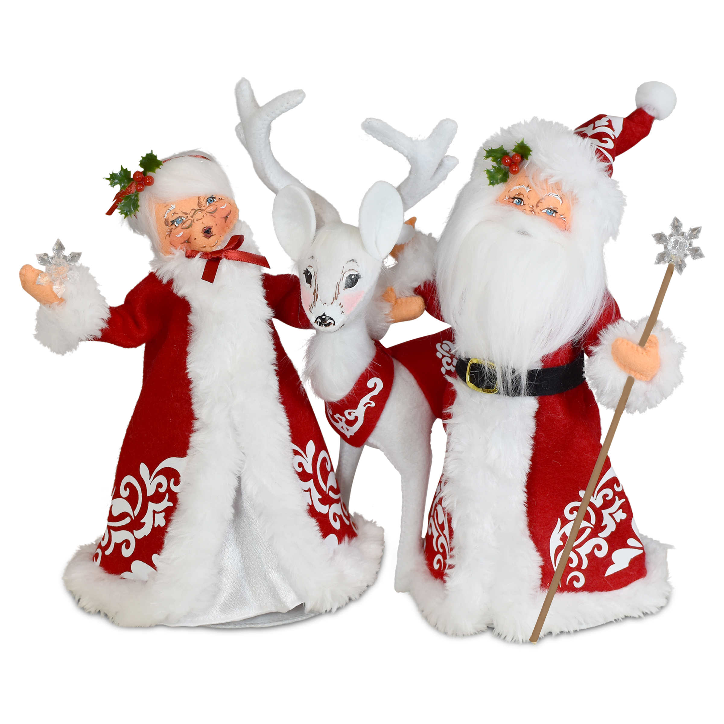 9in Nordic Noel Santa Set - Annalee Dolls