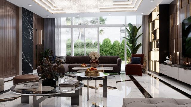 TIPS TO ACHIEVE LUXURY LIVING ROOM INTERIORS