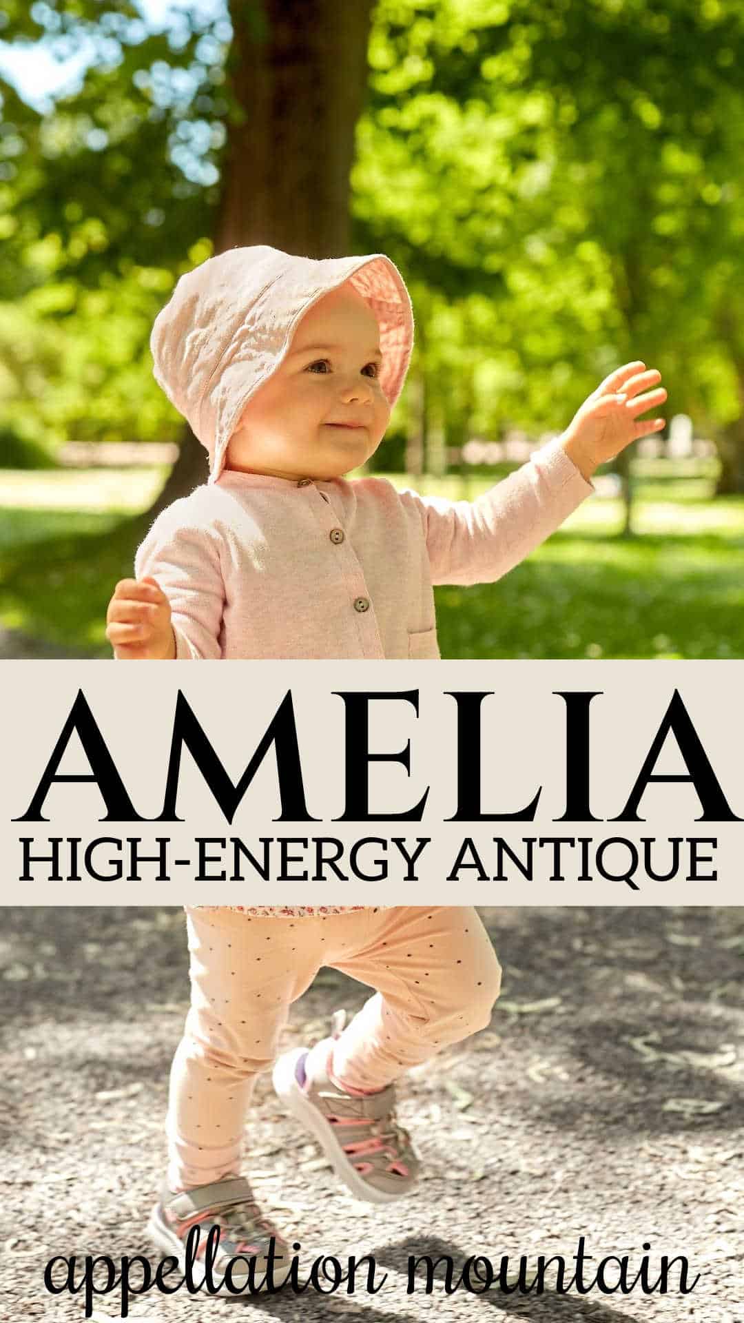 Baby Name Amelia: High-Energy Antique - Appellation Mountain