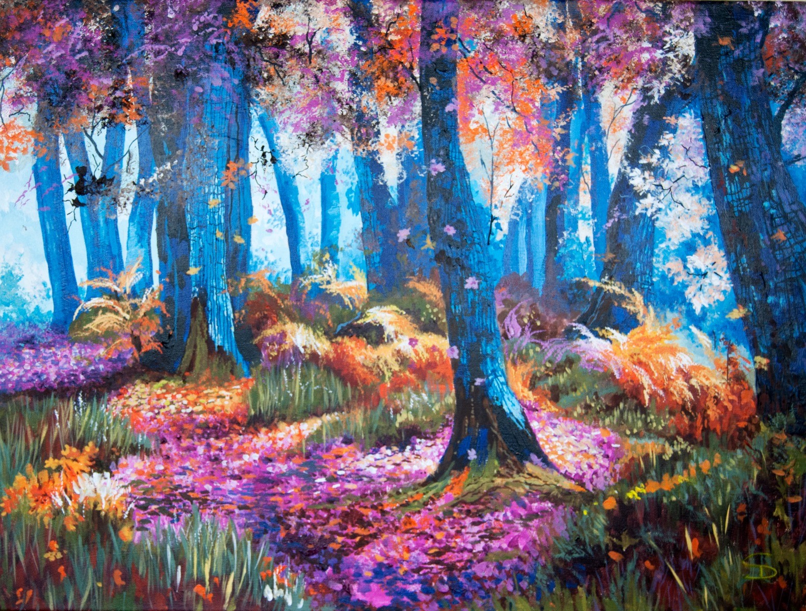 Artwork Of The Week: Bright Leaves Of Autumn By Stuart Dalby - Online Magazine