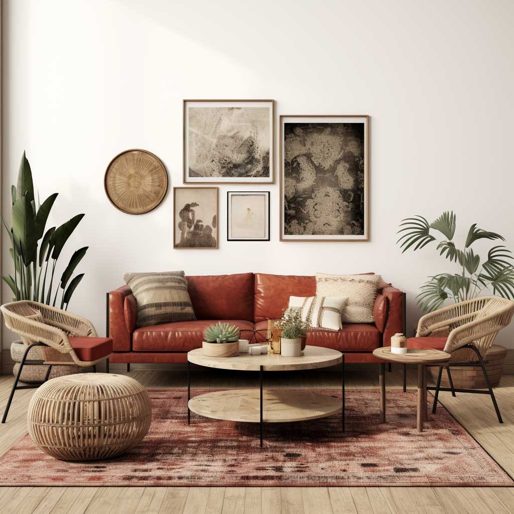 Achieving the Perfect Minimalist Bohemian Living Room Balance • ArtFasad