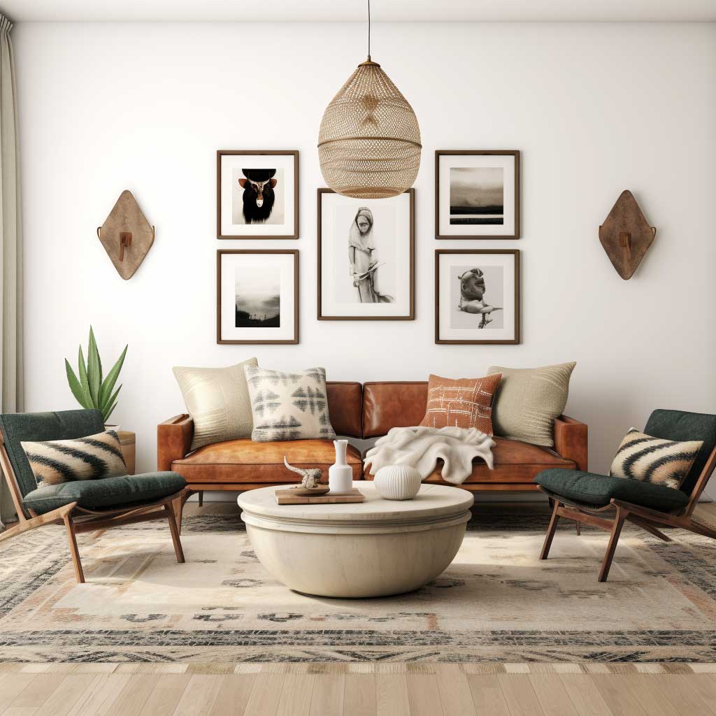 Achieving the Perfect Minimalist Bohemian Living Room Balance • ArtFasad