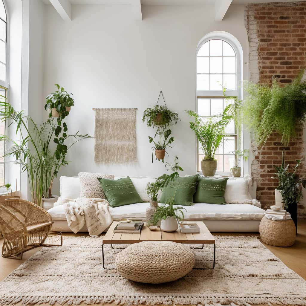 Achieving the Perfect Minimalist Bohemian Living Room Balance • ArtFasad