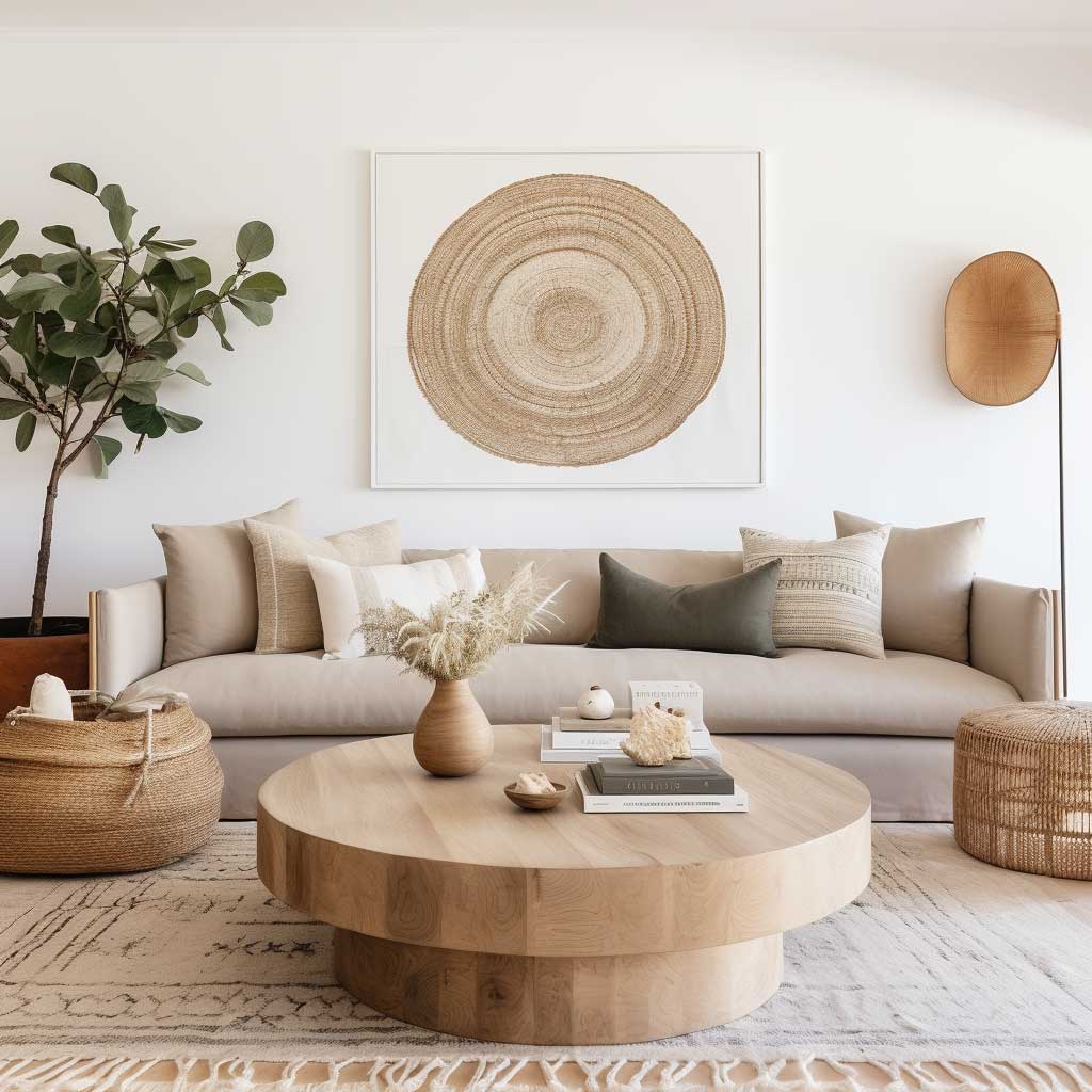 Achieving the Perfect Minimalist Bohemian Living Room Balance • ArtFasad
