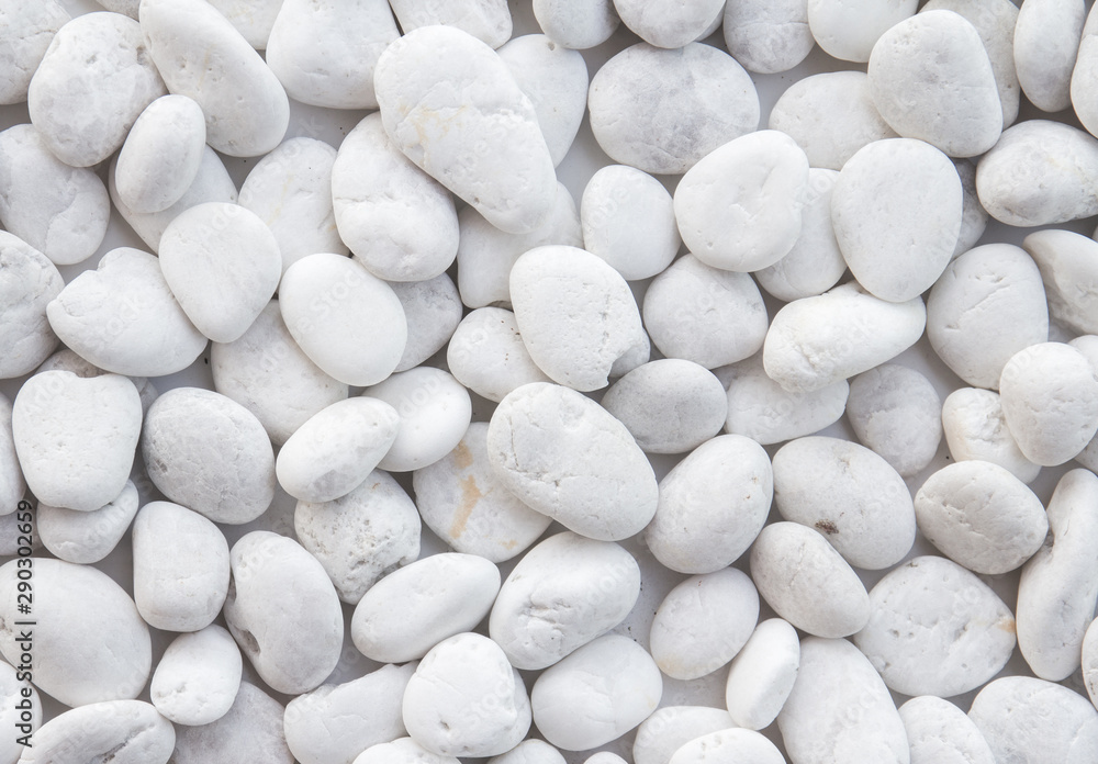 Seamless White Pebble Texture