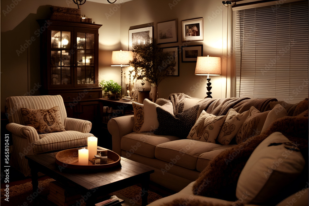 Cozy Warm Living Room
