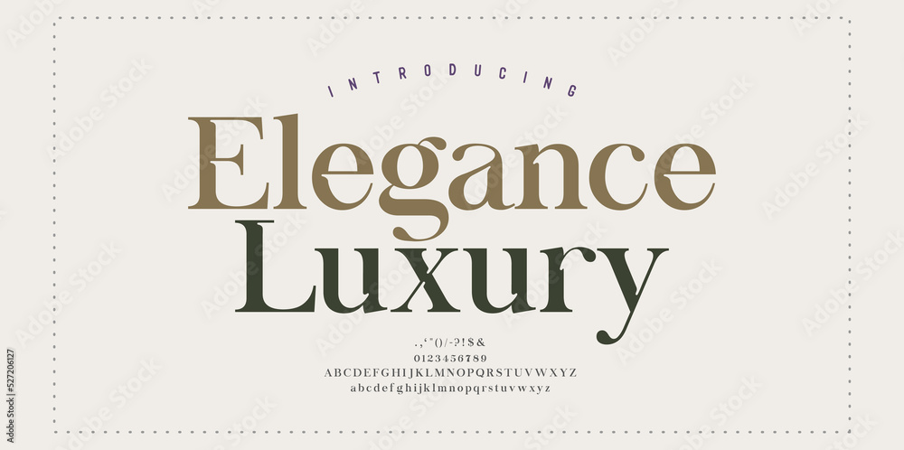 Elegance Luxury wedding alphabet font. Typography elegant classic lettering serif fonts ...