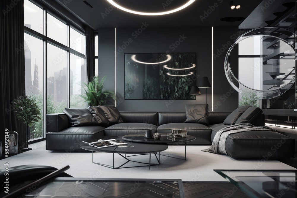 Futuristic Family Room