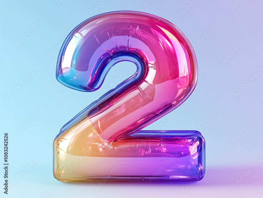 Number, Arabic number, number 2, number, 3d, symbol, sign, icon, font, design, illustration ...