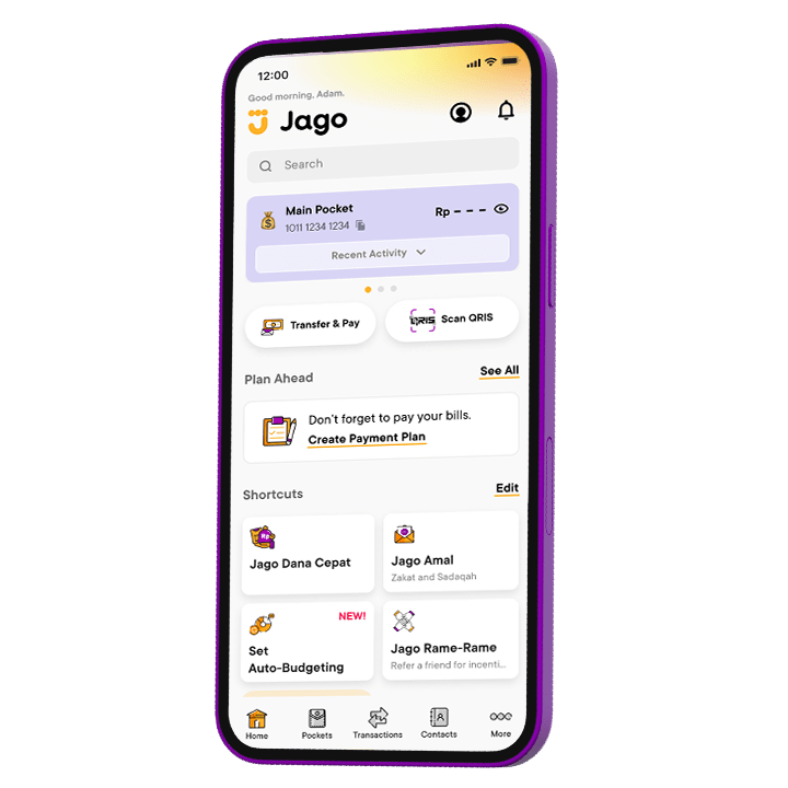 Bank Jago - Search