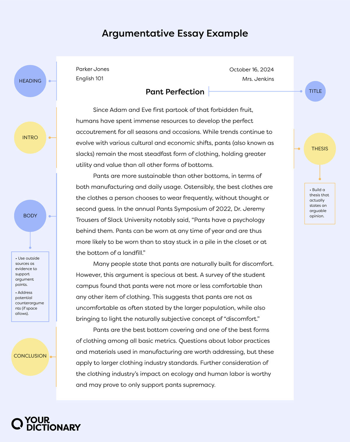 Argumentative Writing Exles For Students - Infoupdate.org