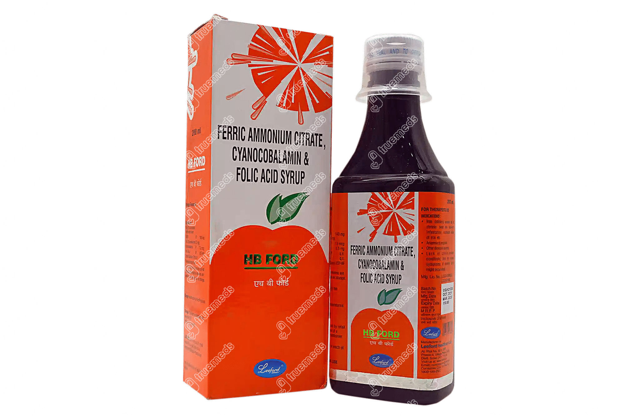 Hb Ford Syrup 200 Ml - Uses, Side Effects, Dosage, Price | Truemeds