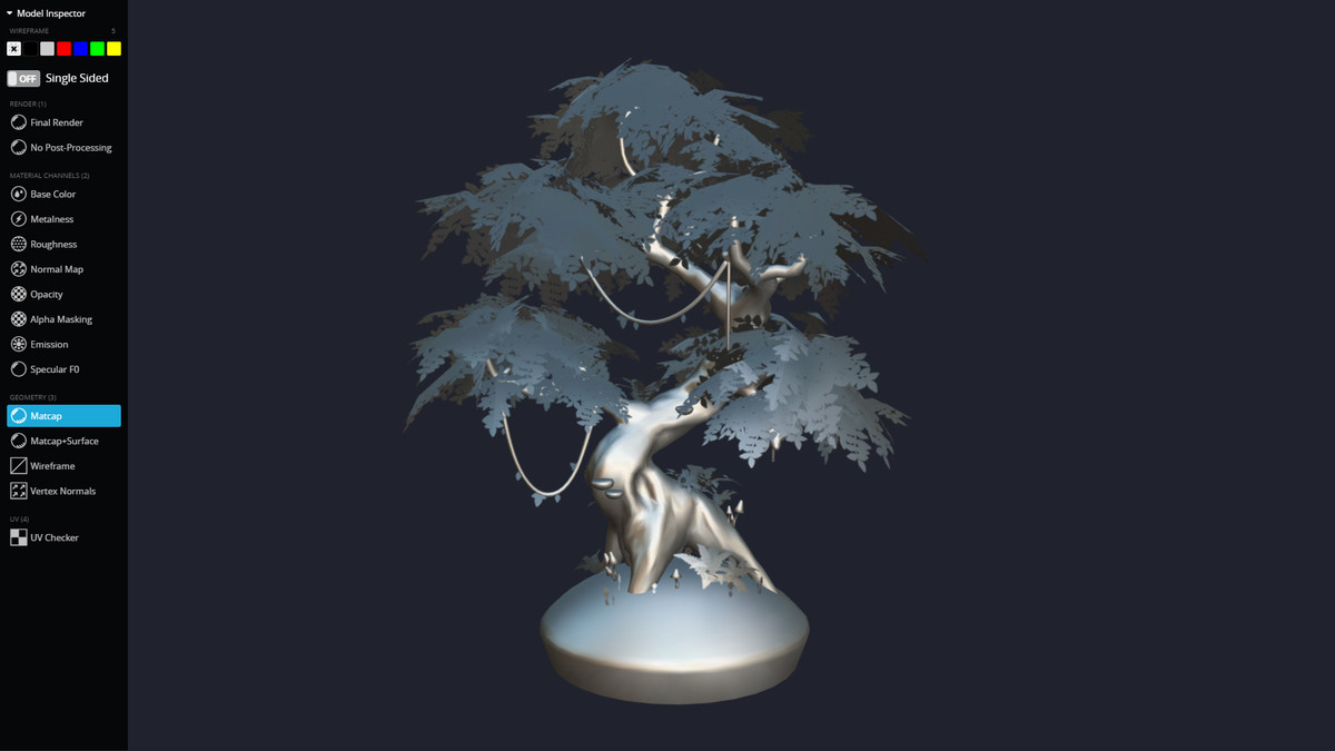Stylized Tree With Lianas
