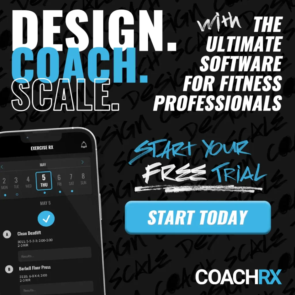 How CoachRx Makes Fitness Coaches Better At Business - Athletech News