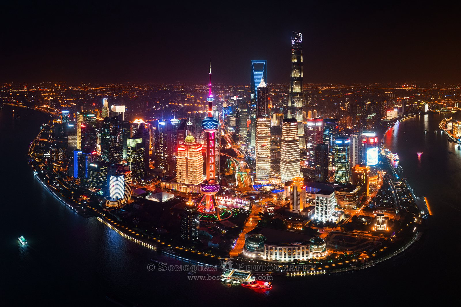 Shanghai Night, China – Songquan Photography