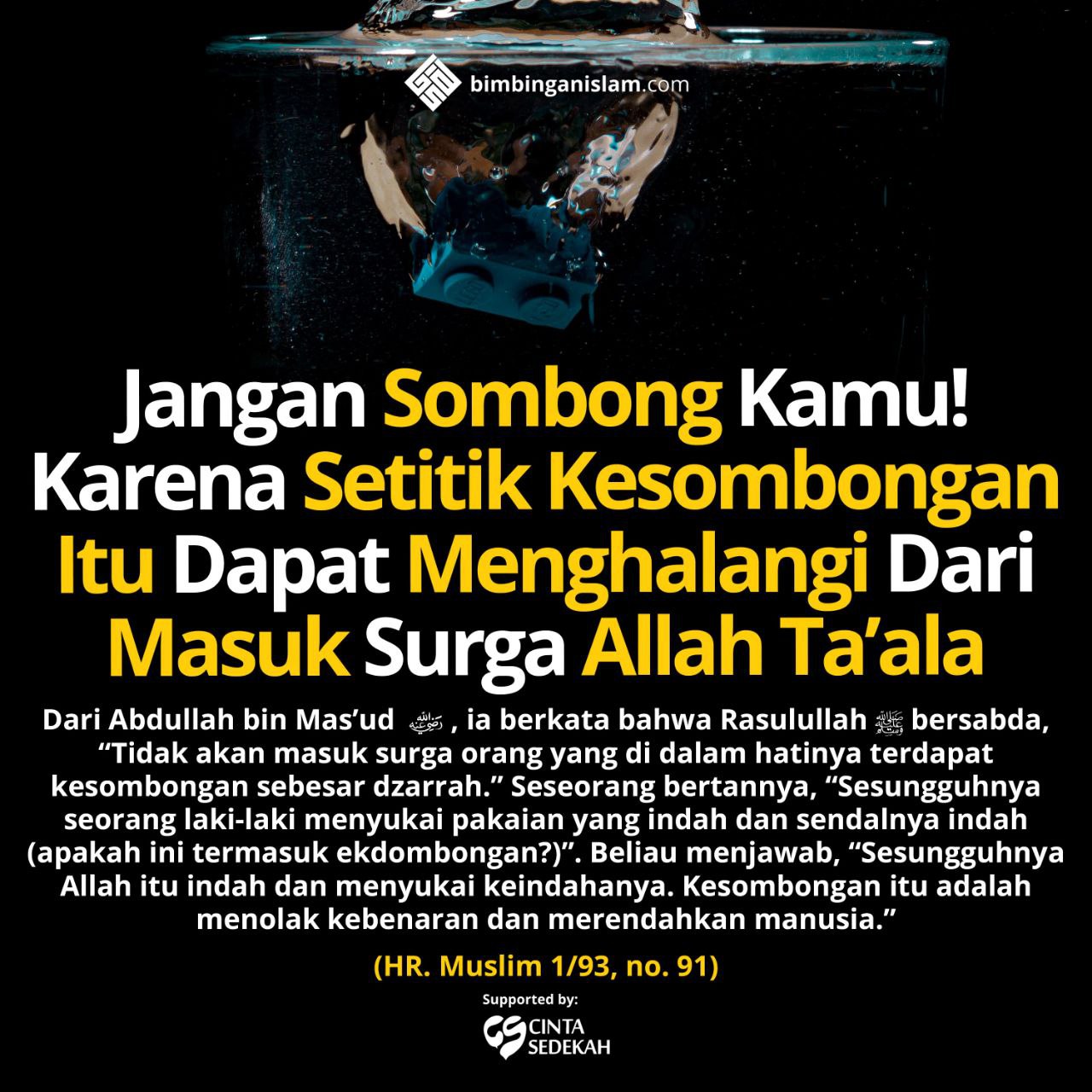 Hadits Jangan Sombong - Perumperindo.co.id