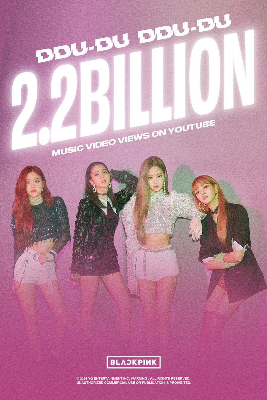 BLACKPINK’s “DDU-DU DDU-DU” M/V Hits 2.2 Billion Views On YouTube – BLACKPINK CAFÉ