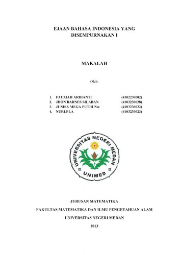 Contoh Cover Makalah Dan Cara Mudah Untuk Membuatnya - Ponasa