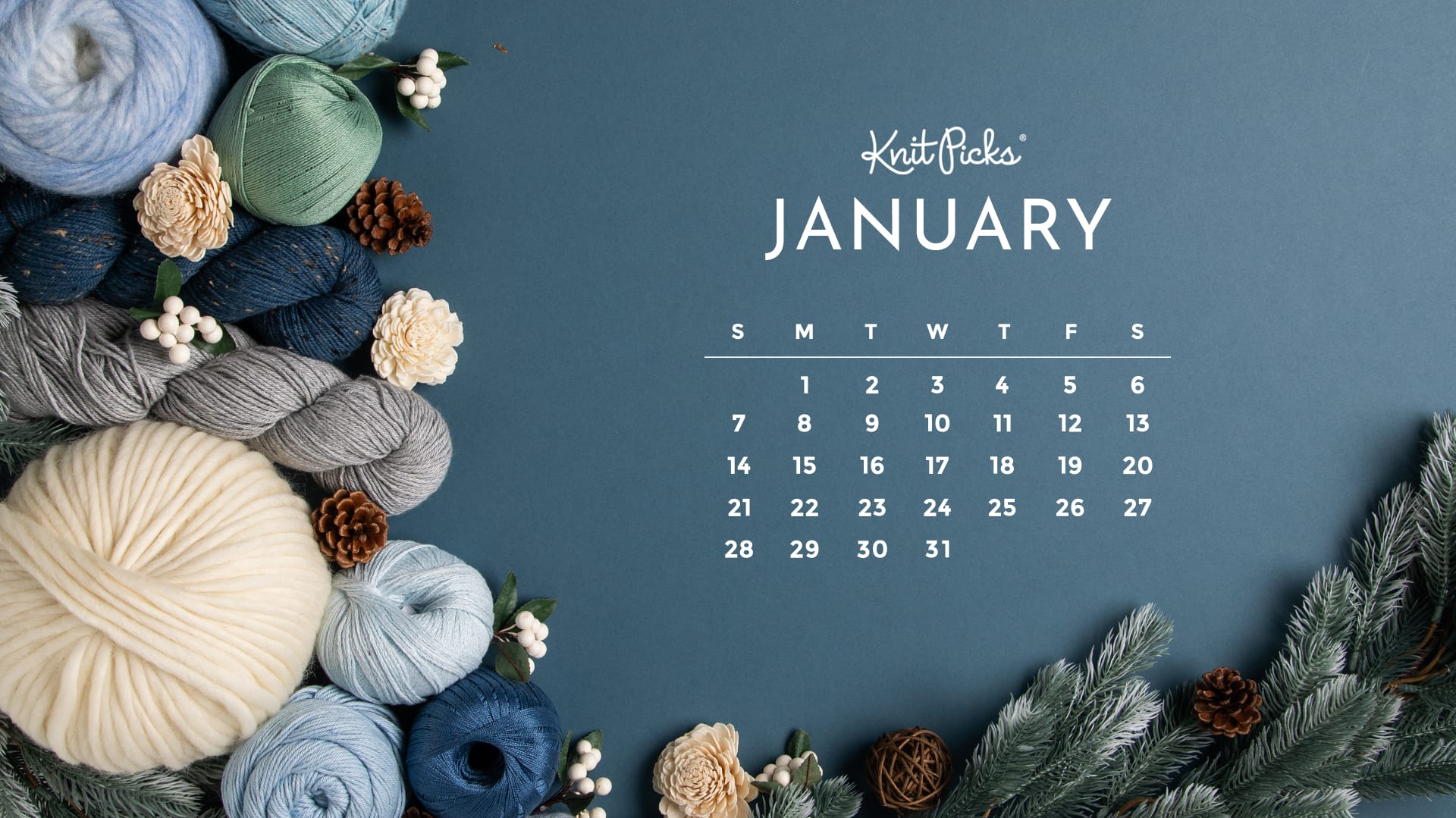 Calendar Wallpaper January 2024 - Erena Paulie