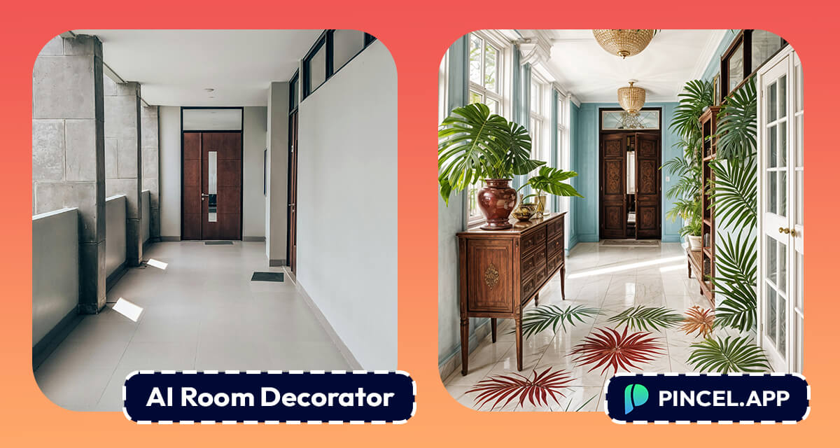 AI Room Makeover - Pincel