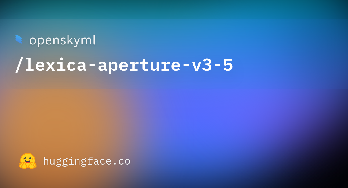 Openskyml/lexica-aperture-v3-5 At Main