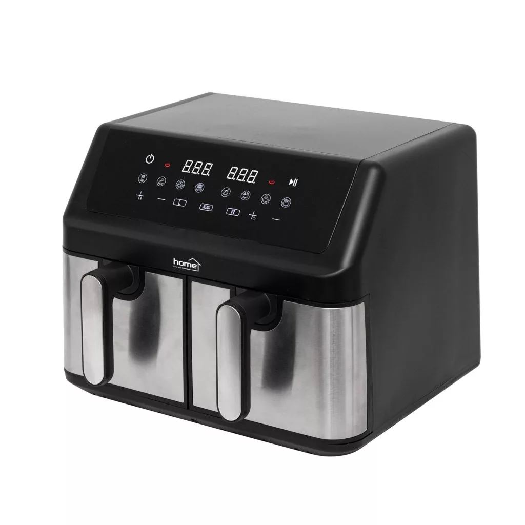 HOME HGAF29 Duplakosaras Forrólevegős Sütő 2x4,5L, 2000W