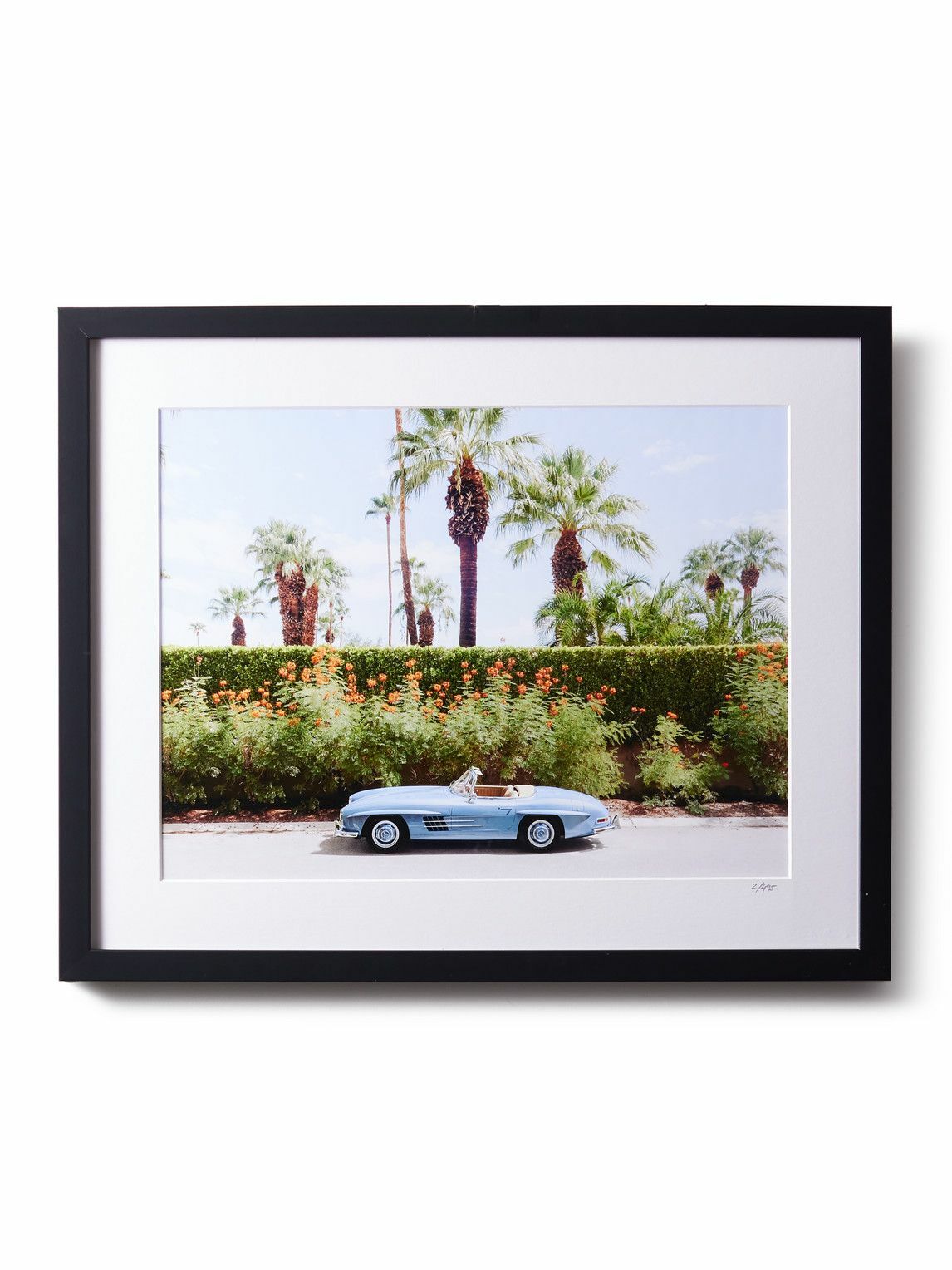 Sonic Editions - Framed Vintage Mercedes-Benz 300 SL Roadster Print, 16&quot; X 20&quot; Sonic Editions