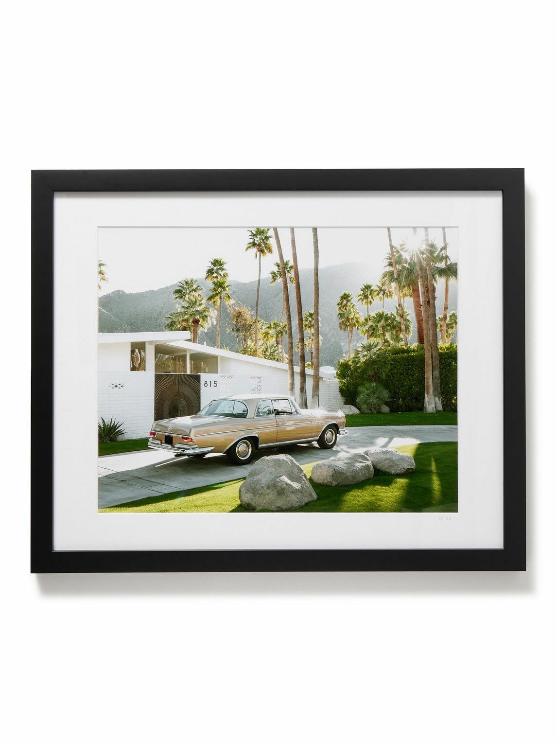 Sonic Editions - Framed 2019 Mercedes-Benz In Palm Springs Print, 16&quot; X 20&quot; Sonic Editions