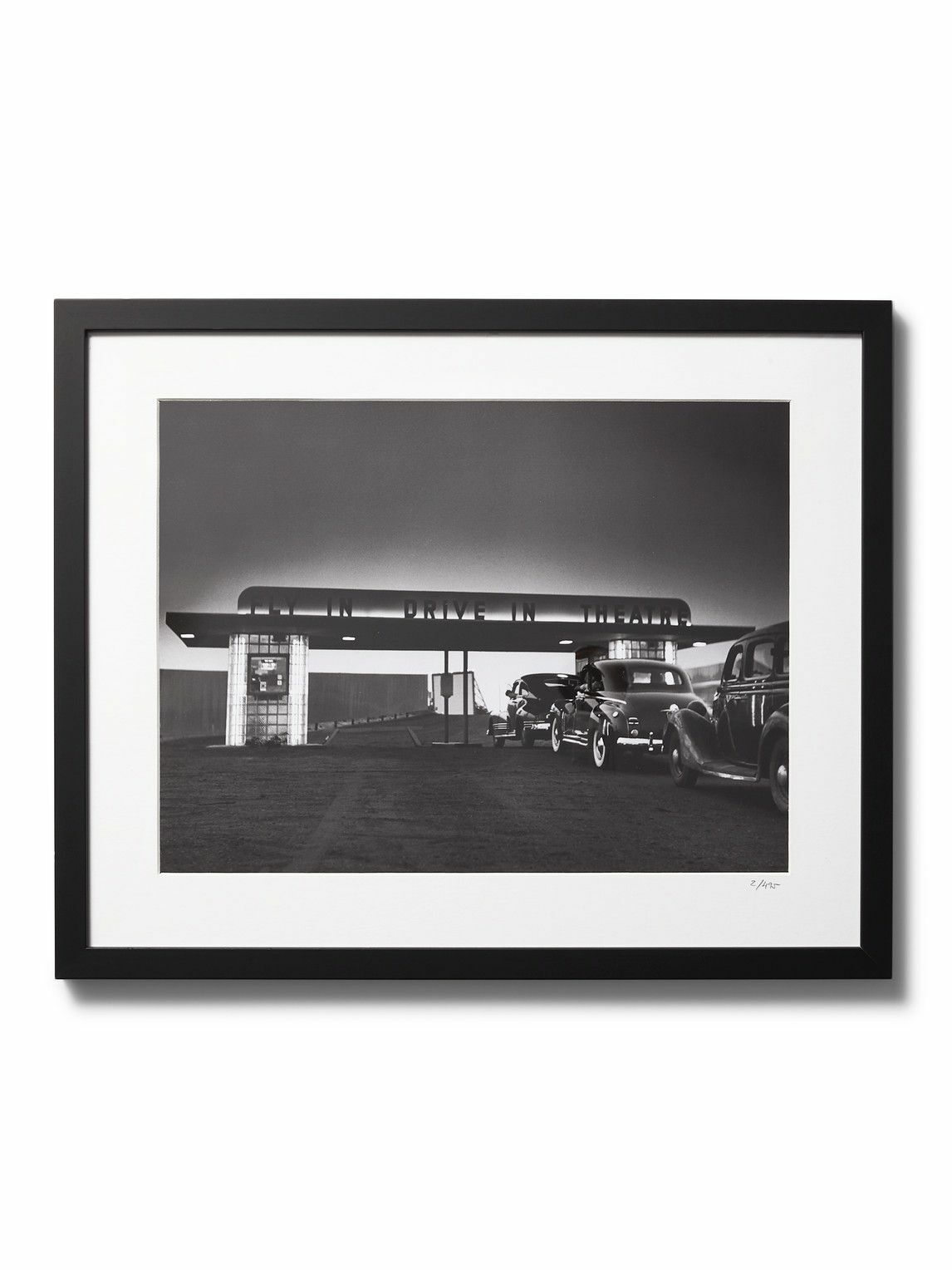 Sonic Editions - Framed 1948 Fly In, Drive In Movie Print, 16&quot; X 20&quot; Sonic Editions