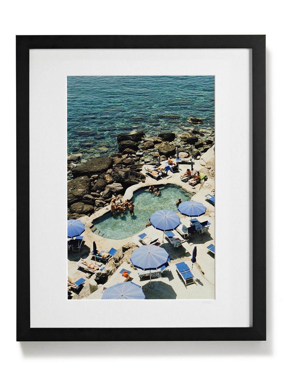 Sonic Editions - Framed 2021 The Pool Print, 16&quot; X 20&quot; Sonic Editions