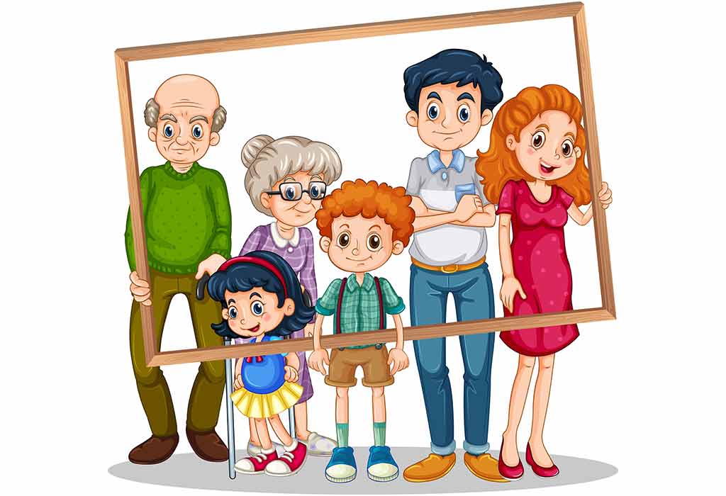 Family Members: Names Of Members Of The Family In English For Kids